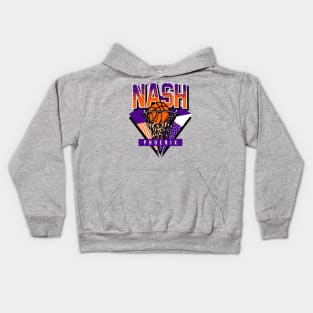 Phoenix Retro Basketball Nash Throwback Kids Hoodie